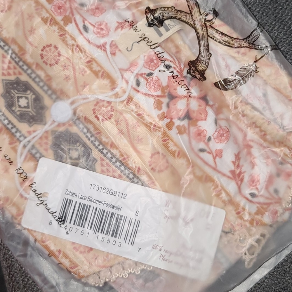 New spell designs Zahara lace bloomers rosewater S - Picture 6 of 9